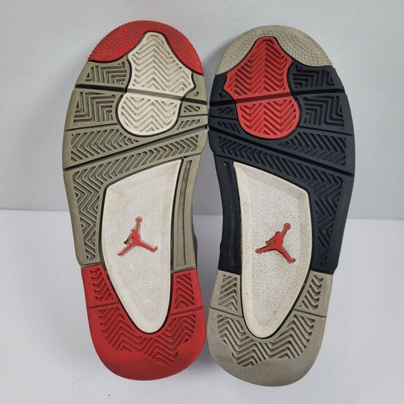 Air Jordan 4 Retro SE GS "What The Youth" White Sneakers 408452-146 US Size 4Y - Picture 7 of 8